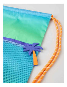 Swim Bag in Ombre Blue/Green