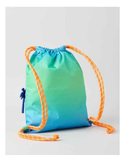 Swim Bag in Ombre Blue/Green