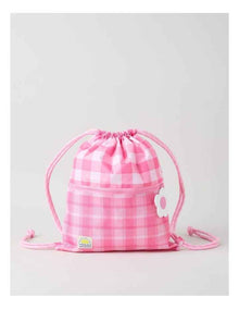 Swim Bag in Gingham Pink