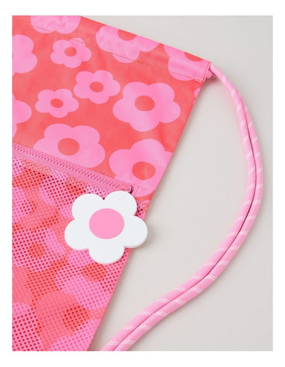 Daisy Swim Bag in Pink