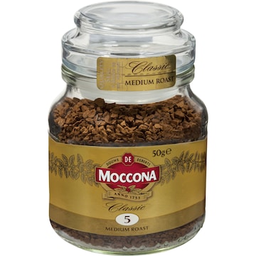 Moccona Freeze Dried Instant Coffee Classic Medium Roast 50g