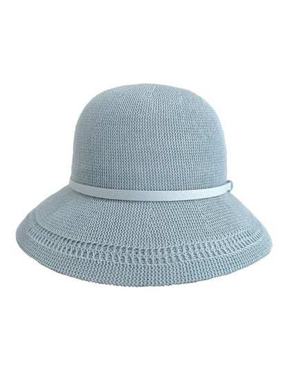 Lydia Cloche Summer Hat in Pale Blue