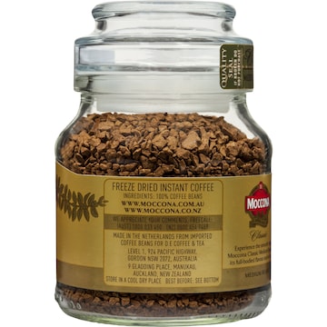 Moccona Freeze Dried Instant Coffee Classic Medium Roast 50g