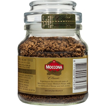 Moccona Freeze Dried Instant Coffee Classic Medium Roast 50g