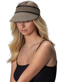 Cosmopolitan Visor Summer Hat in Natural