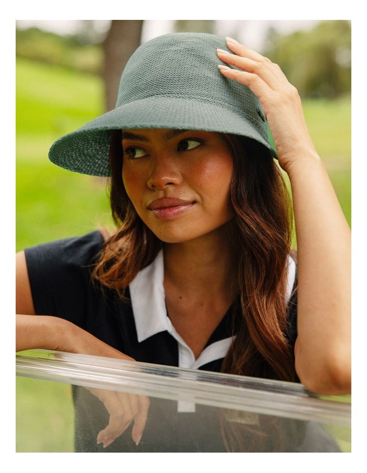Annika Cap Summer Hat in Denim