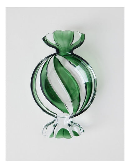 Christmas Candy Bowl Round in Green