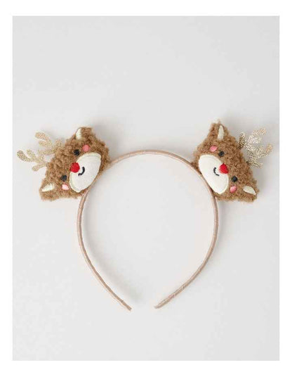 Myer Giftorium Reindeer Headband in Brown