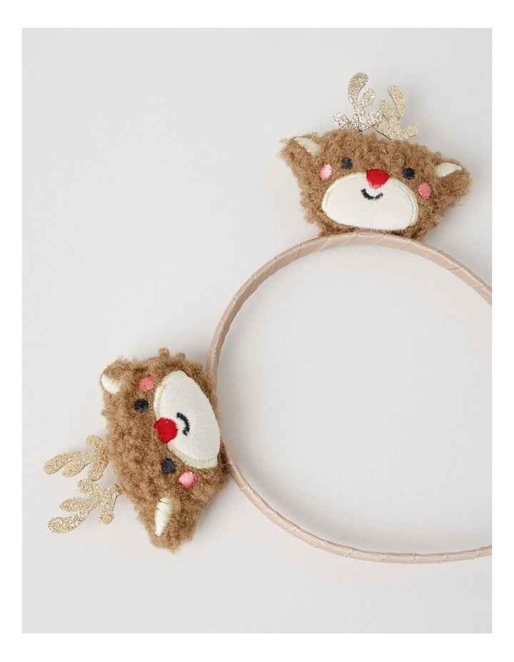 Myer Giftorium Reindeer Headband in Brown