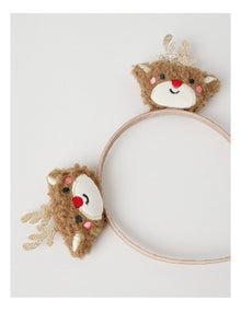 Myer Giftorium Reindeer Headband in Brown