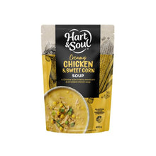HART & SOUL CHICKEN & CORN POUCH 400 GRAM