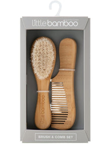 Little Bamboo Brush and Comb Set