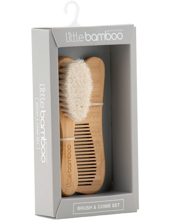 Little Bamboo Brush and Comb Set