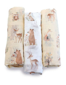 Enchanted 3pk Muslin Wraps
