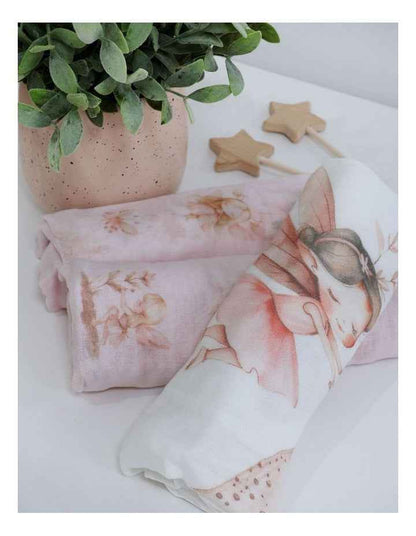 Fairy Princess 3pk Muslin Wraps