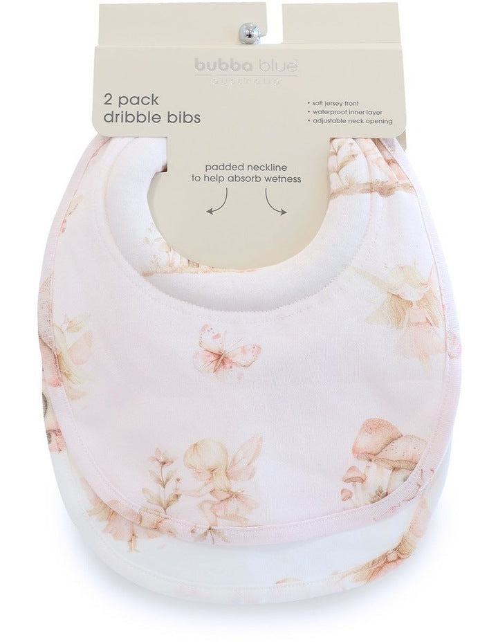 Fairy Princess 2pk Dribble Bibs
