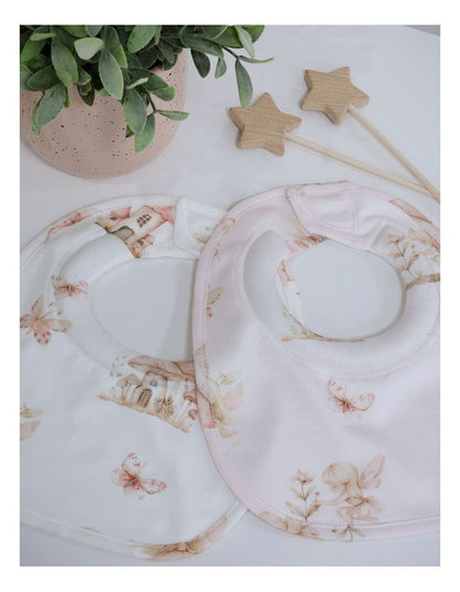 Fairy Princess 2pk Dribble Bibs