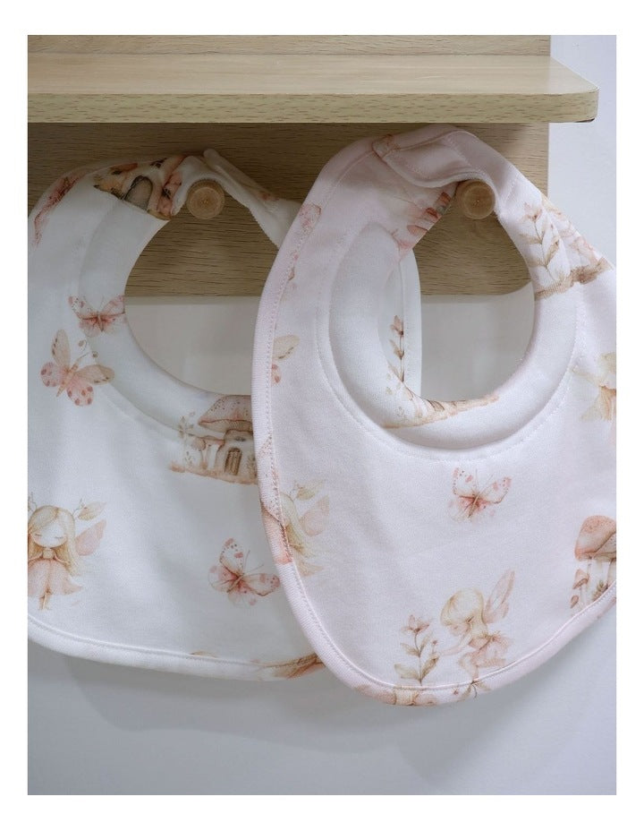 Fairy Princess 2pk Dribble Bibs