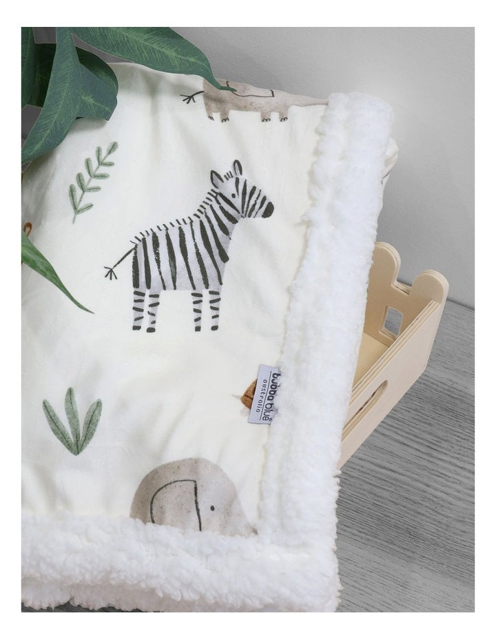 Safari Adventure Cuddle Blanket