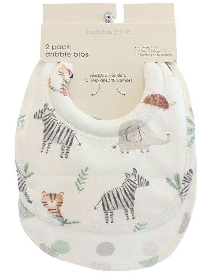 Safari 2pk Dribble Bibs