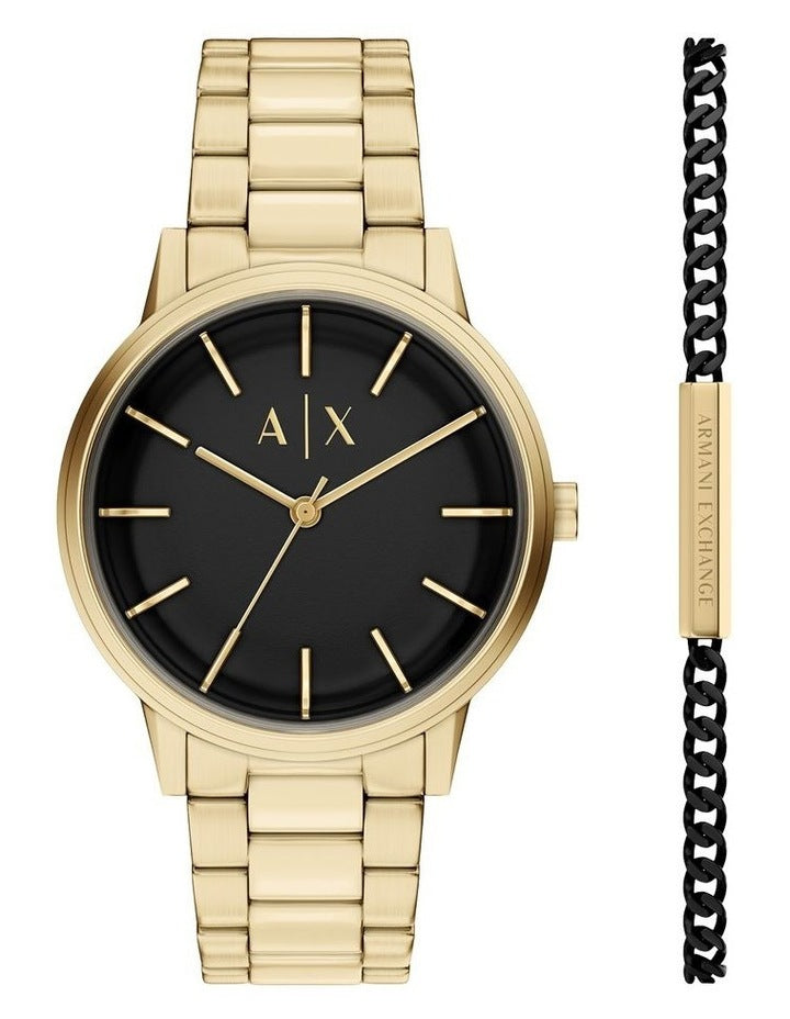 Na Analogue Watch AX7178SET in Gold
