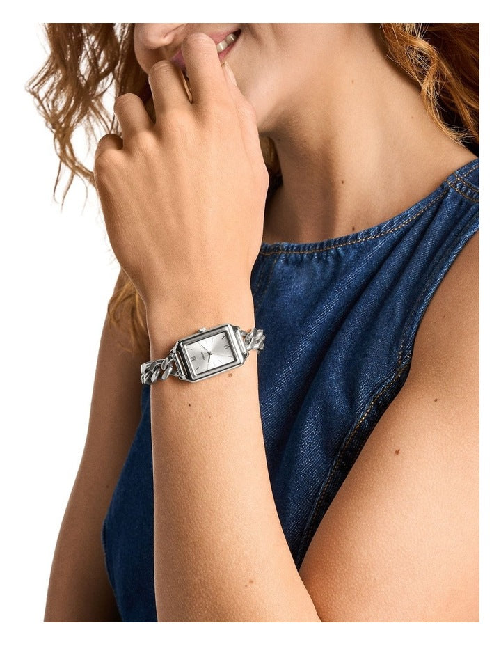 Raquel Analogue ES5477 Watch in Silver