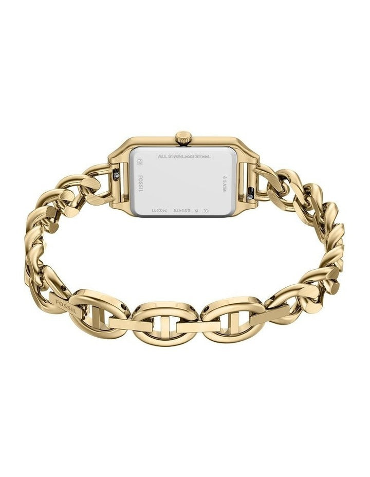 Raquel Analogue ES5478 Watch in Gold