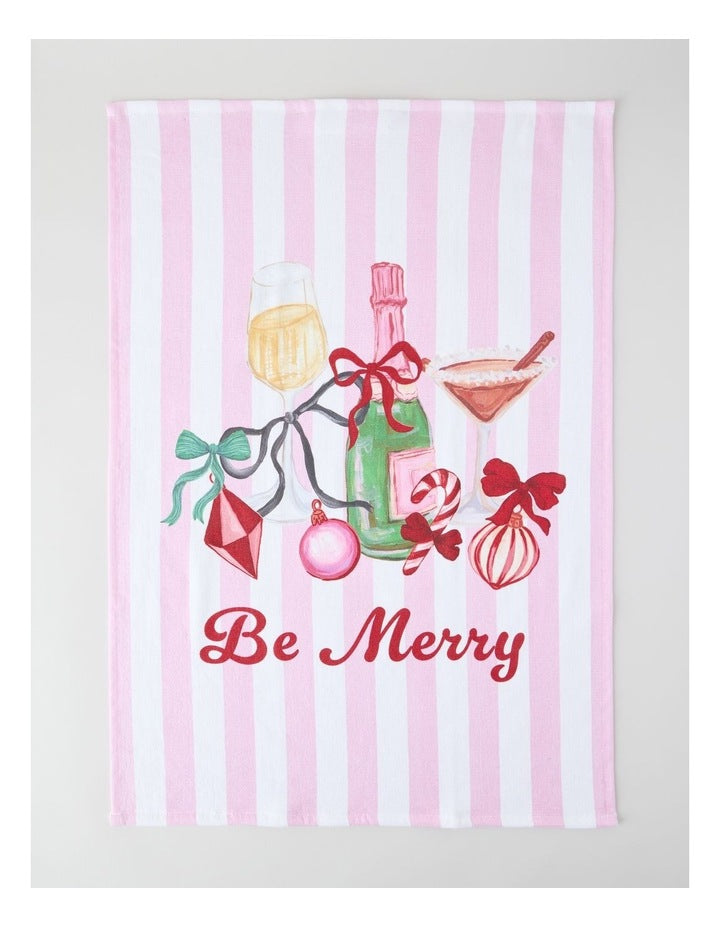 Christmas Chin Chin Tea Towel Set of 2
