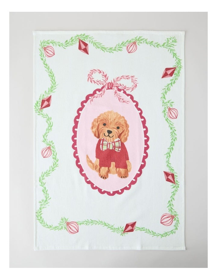 Christmas Be Merry Tea Towel Set of 2