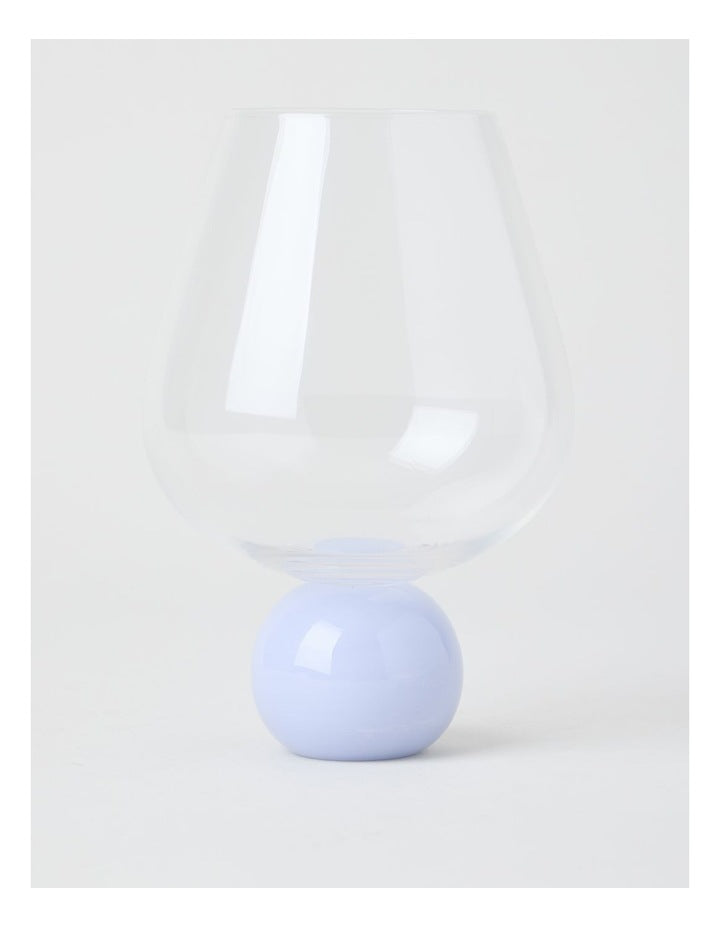 Bubble Wine Glass Set of 2 560ml in Lilac