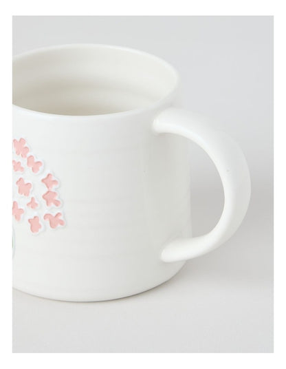 Floral Mug in Pink