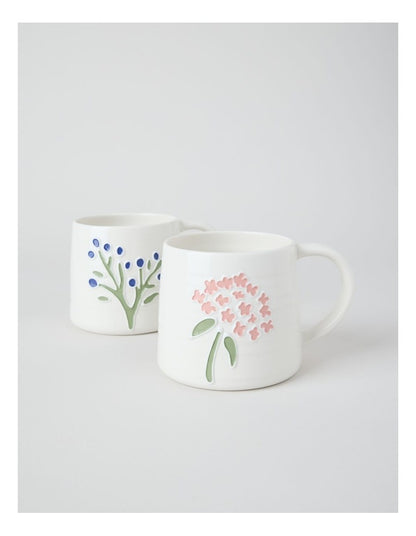 Floral Mug in Pink