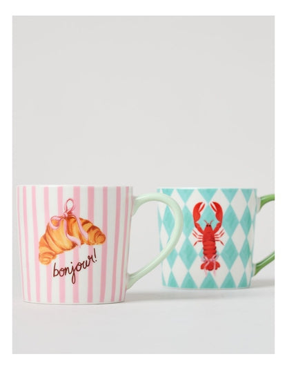 Foodie Croissant Mug