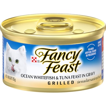 Fancy Feast Classic Ocean Whitefish Tuna Gravy Grilled Wet Cat Food 85g