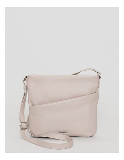 Swerve Crossbody Bag in Beige