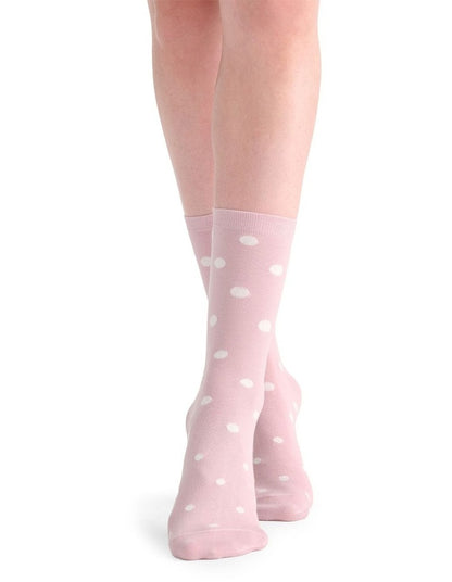 Gigi Spot Crew Sock in Tulle