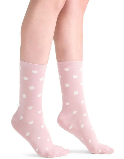 Gigi Spot Crew Sock in Tulle