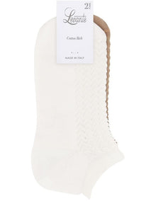 Levante Sienna Low Cut Sock 2 Pack in Bianca and Fawn