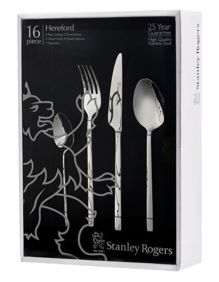 Hereford Stainless Steel 18/0 16pc Cutlery set