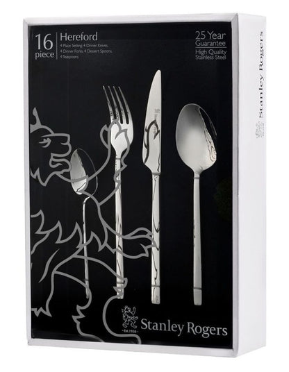 Hereford Stainless Steel 18/0 16pc Cutlery set