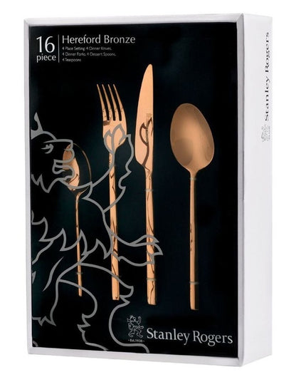 Hereford Bronze 18/0 16pc Cutlery Set