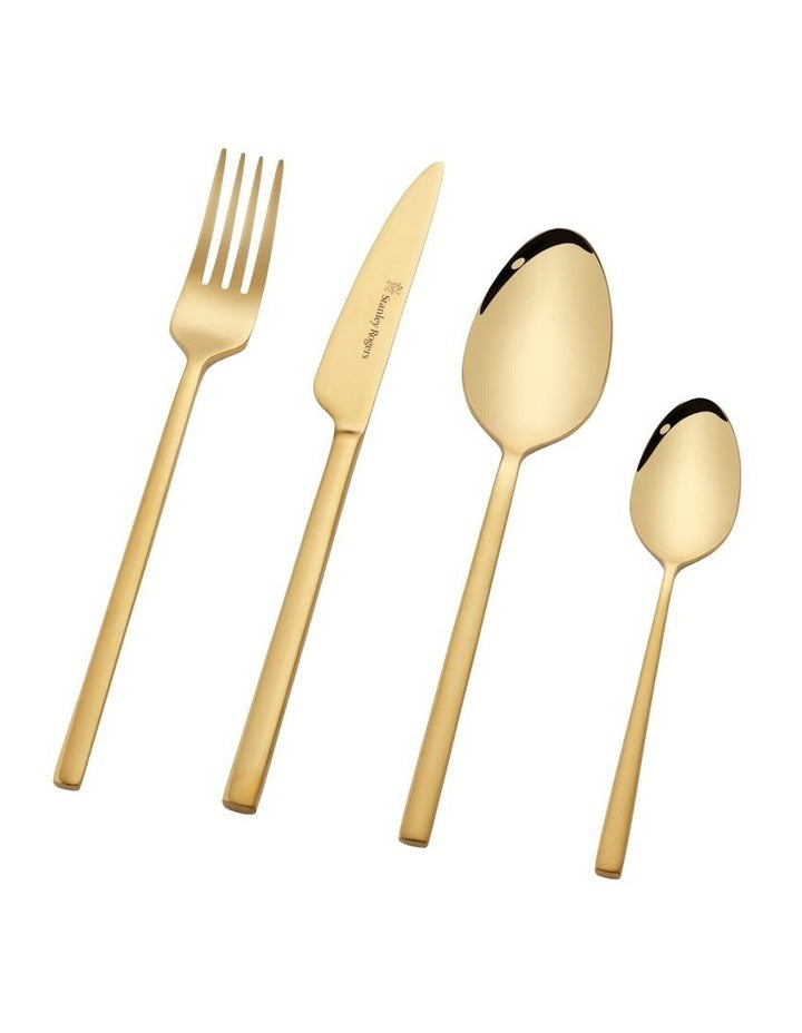 Hereford Gold 18/0 16pc Cutlery set