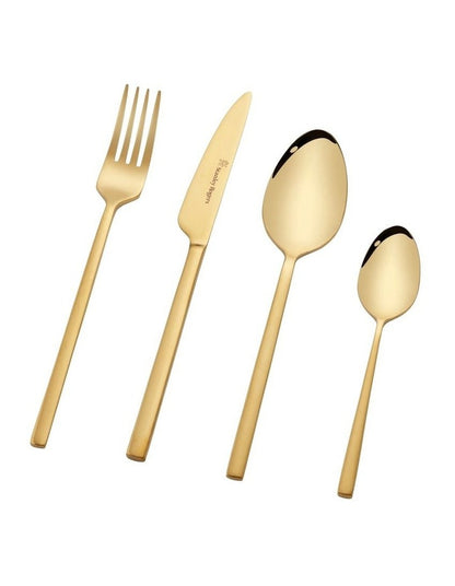 Hereford Gold 18/0 16pc Cutlery set