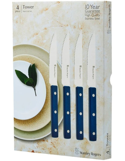 Tower Steak Knives Set 4pc