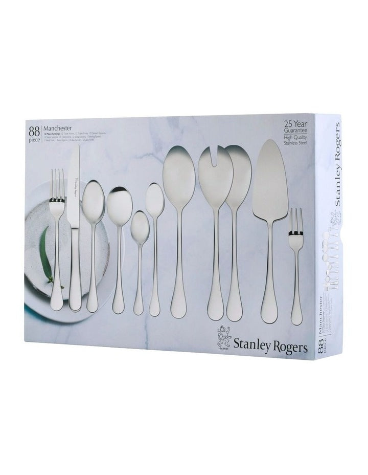 Manchester 18/0 88pc Cutlery Set