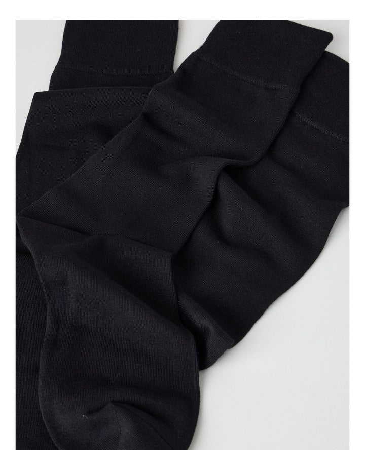 Bamboo Socks 3 Pack in Black