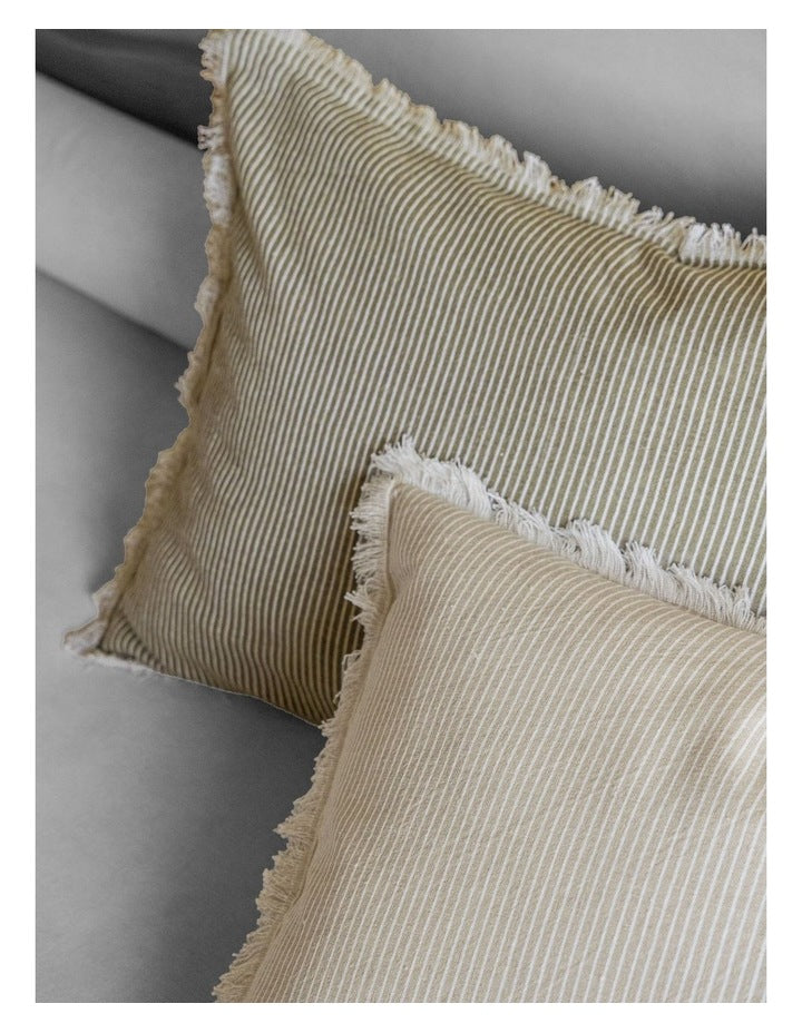 Lonsdale Cotton Cushion 40x60cm In Natural