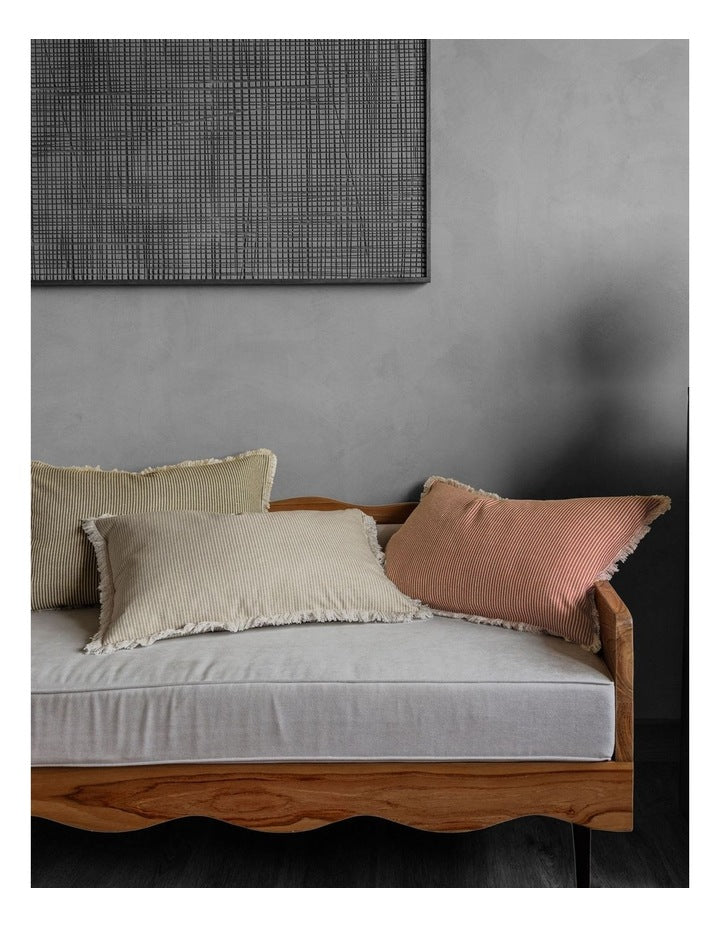 Lonsdale Cotton Cushion 40x60cm In Natural