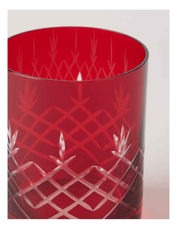 Heirloom Christmas Elouise Tumbler Set of 4 350ml in Red