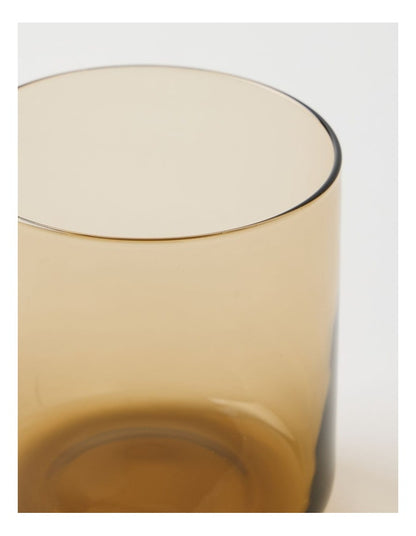 Hinterland Tumbler Set of 4 390ml in Amber